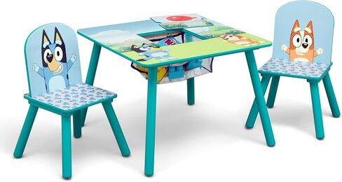 Delta Children Kids Table and Chair Set With Storage (2 Chairs Included) - Ideal for Arts & Crafts, Snack Time, Homeschooling, Homework & More, Nick Jr. PAW Patrol in Saudi Arabia