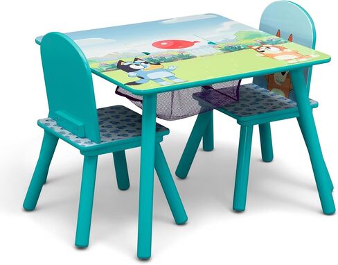 Delta Children Kids Table and Chair Set With Storage (2 Chairs Included) - Ideal for Arts & Crafts, Snack Time, Homeschooling, Homework & More, Nick Jr. PAW Patrol in Saudi Arabia
