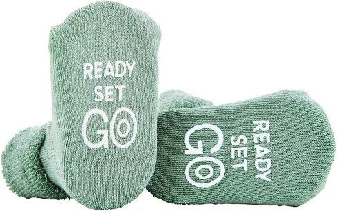 Stephan Baby Non-Skid Silly Socks with Cute Sayings, Peek-a-Boo, Fits 3-12 Months in Kuwait