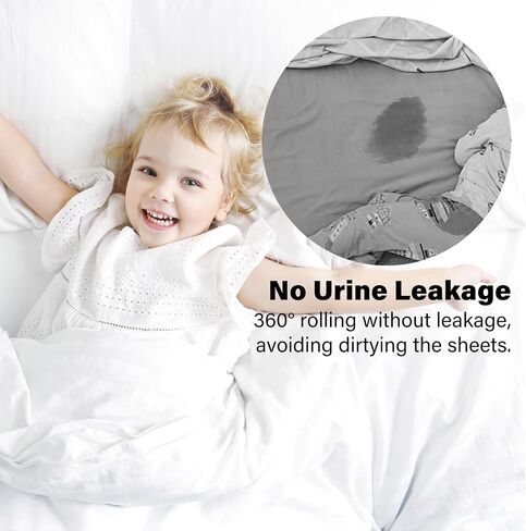 2 Packs Waterproof Diaper Pants for Baby Kids, Absorbent Toddler Potty Training Soft & Comfortable Pants Boys and Girls Use in Day Night Time(Rabbit & Chick) in Saudi Arabia