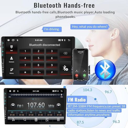 CAMECHO for Ford F150 F-150 2009-2012,Android 13 Car Stereo GPS Navigation DSP Bluetooth USB SWC Mirror Link Multimedia Head Unit 1G RAM 32G ROM + Backup Camera, Black in Saudi Arabia