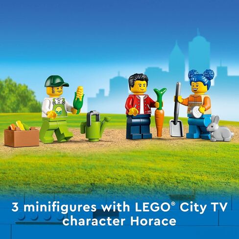 LEGO City Farmers Market Van 60345 Building Toy Set for Kids, Boys, and Girls Ages 5+ Mobile Farm Shop Playset with 3 Minifigures (310 Pieces) in Saudi Arabia