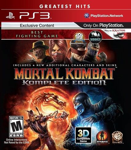 WB Games Mortal Kombat: Komplete Edition - Playstation 3 (Renewed) in Saudi Arabia