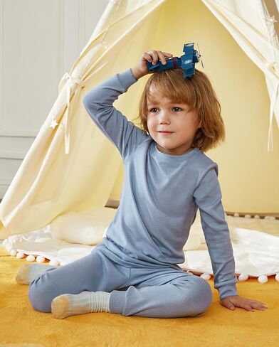 Bamboo Viscose Toddler Pajamas 5-6Y and Solid Pajamas in Saudi Arabia
