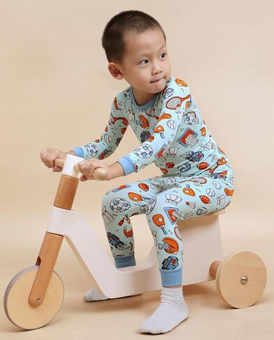 Bamboo Viscose Toddler Pajamas 5-6Y and Solid Pajamas in Saudi Arabia