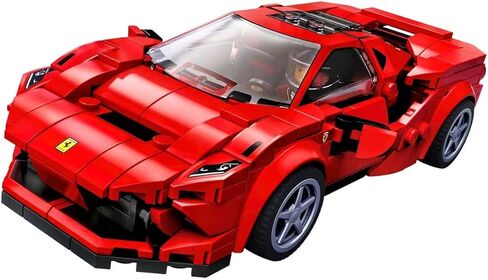 LEGO Speed Champions 76895 Ferrari F8 Tributo Toy Cars for Kids, Building Kit Featuring Minifigure (275 Pieces) in Saudi Arabia