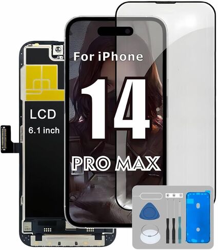 for iPhone 11 6.1 Inch Retina HD LCD Digitizer Display Touch Screen Replacement Full Complete Touchscreen Assembly Set with Repair Tools Kit Waterproof Frame Adhesive… in Saudi Arabia
