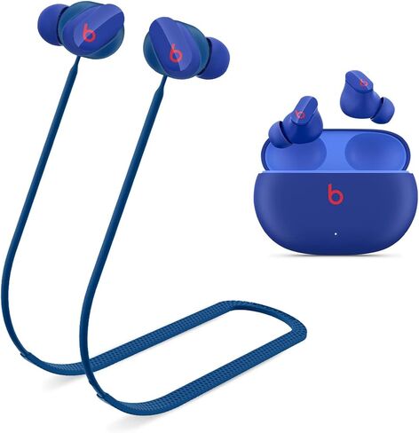 WOFRO Anti-Lost Strap for Beats Studio Buds, Sports Anti-Slip Soft Silicone Lanyard Accessories Compatible with Beats Studio Buds Bluetooth Headphones Neck Rope Cord (Black) in Saudi Arabia
