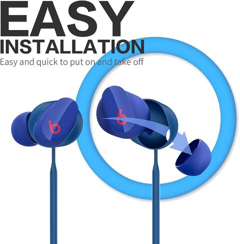 WOFRO Anti-Lost Strap for Beats Studio Buds, Sports Anti-Slip Soft Silicone Lanyard Accessories Compatible with Beats Studio Buds Bluetooth Headphones Neck Rope Cord (Black) in Saudi Arabia