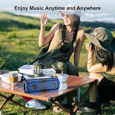 Raymate Bluetooth Speakers, HiFi Stereo Sound with DSP, 30W IPX7 Waterproof Speaker Wireless Bluetooth-V5.0, 1000mins Playtime, Portable Speaker for Home, Outdoor, Party in Saudi Arabia