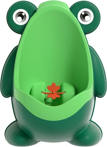 Agatige Kids Urinal for Boys, Potty Training Urinal Wall Mounted Standing Position Toddler Toilet Boy Potty Training Toilet Potty Trainer for Toddlers(Green) in Kuwait