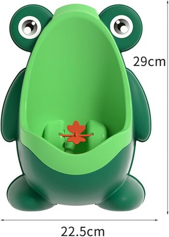Agatige Kids Urinal for Boys, Potty Training Urinal Wall Mounted Standing Position Toddler Toilet Boy Potty Training Toilet Potty Trainer for Toddlers(Green) in Kuwait