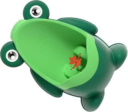 Agatige Kids Urinal for Boys, Potty Training Urinal Wall Mounted Standing Position Toddler Toilet Boy Potty Training Toilet Potty Trainer for Toddlers(Green) in Kuwait