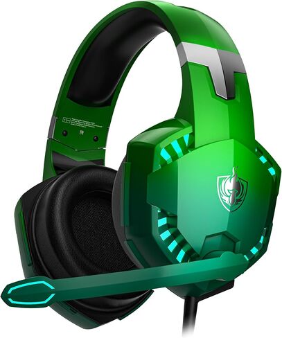 PHOINIKAS Gaming Headset for PC, PS4, PS5, Xbox, 7.1 Stereo Gaming Headphone for Switch, Over Ear Headphones with Noise Cancelling Mic (Blue) in Saudi Arabia