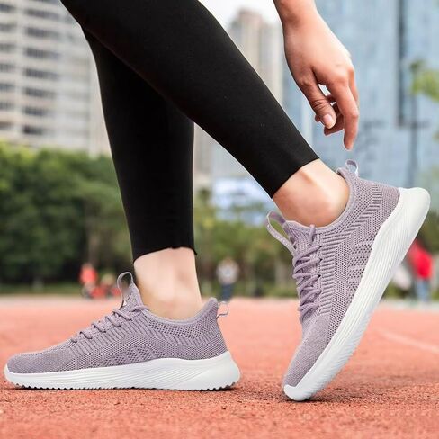 Lamincoa Slip On Womens Walking Shoes Hands Free Tennis Running Shoes Lightweight Memory Foam Gym Sneakers Jogging and Casual Sports Shoes for Women in Saudi Arabia
