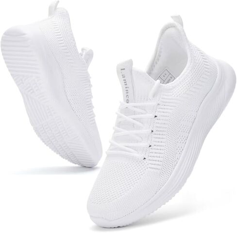 Lamincoa Slip On Womens Walking Shoes Hands Free Tennis Running Shoes Lightweight Memory Foam Gym Sneakers Jogging and Casual Sports Shoes for Women in Saudi Arabia