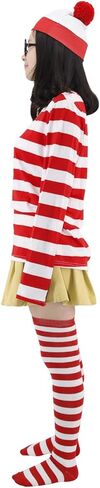 GIZMAC Adult Costume Red and White Striped T-Shirt Halloween Cosplay Costume in Saudi Arabia