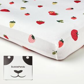 BubblePanda Rayon Made from Bamboo Crib Sheets for Baby Boys Girls Neutral Soft Stretchy Fitted Crib Mattress Sheet Standard 52" x 28" (Shark)