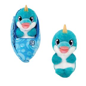 Narwhal Swaddle Babies - Stuffed Animal Keepsake and Baby Swaddle Carrier with Custom Name