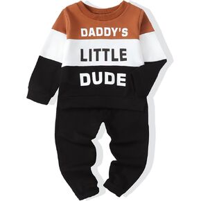 XUANHAO Toddler Baby Boy Clothes Infant Boy Outfits Sweatshirts Pants Set Fall Winter Clothing 12 18 24 Months 2T 3T 4T