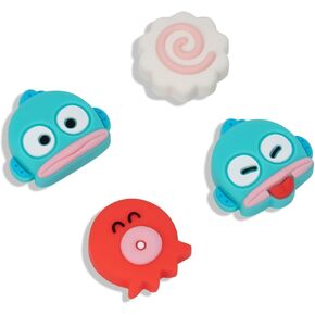 Cute Silicone Joystick Thumb Grip Caps,Joy Con Cover Compatible with Nintendo Switch/OLED/Switch Lite,4PCS - Fish