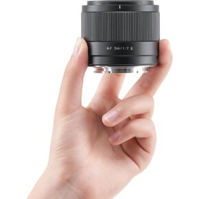VILTROX AF 56mm F1.7 E Mount Lens for Sony, 56mm f/1.7 APS-C Auto Focus Prime Lens for Sony E Mount Mirrorless Cameras a6000 ZV-E10 a6600 a6400 a6700 a6300 a6100 a5000 a7iv a9 a7C a7S