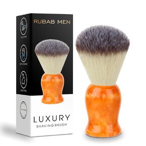 RUBAB MEN Shaving Brush for Men |Firefly Edition| Super Soft Cruelty Free Bristles & Premium Ergonomic Handle Handcrafted with Passion