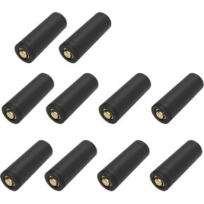 18650 to 21700 Battery Adapter, Converter Adapter for 21700 Flashlight Cases with Metal Contacts 18650 Sleeve Batteries Protective 21700 Battery Adaptor Holder Accessories (10 Battery Converters)