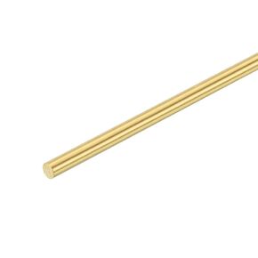 uxcell 1 Pcs 45/64"(18mm) Dia Brass Solid Round Rod, 16"(406mm) Length H62 Brass Lathe Bar Stock Round Brass Rod for DIY Crafts Industry Construction