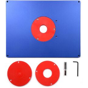 لوحة إدراج طاولة التوجيه، لوحة توجيه من الألومنيوم لمنشار طاولة النجارة، آلة نقش وتشذيب متعددة الوظائف in Kuwait