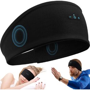 سماعات رأس Sleep Headphones Bluetooth 5.2، سماعات رأس للنوم للنوم الجانبي، وقت تشغيل 13 ساعة، سماعات رأس للتمرين والجري واليوجا in Kuwait