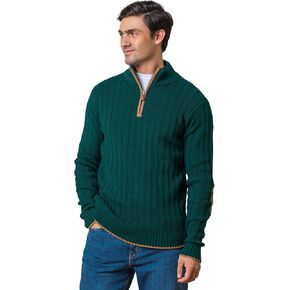 Hope & Henry Men's Half Zip Pullover Sweater