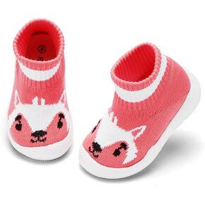 Engtoy Baby Sock Shoes Baby Walking Shoes Infant Non-Slip Breathable Slippers with Soft Rubber Sole Baby Boys Girls Slip On Sneakers