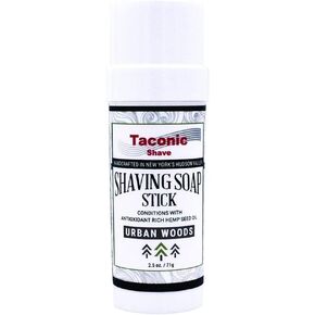 Taconic Shave Bay Rum Shaving Soap Stick with Antioxident Rich Oils for a Smooth Shave