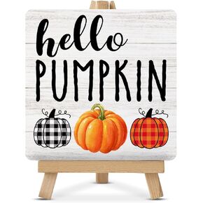 Football Decor Our Favorite Season Is Football Wood Sign with Easel Fall Decorations for Home Desk Table Shelf Tiered Tray, Fall Artwork Decor