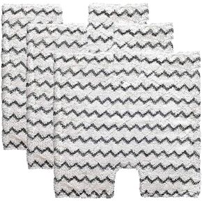 Steaming Mop Replacement Pads,6 Pack Rectangle Style Washable Mop Pads Accccessories for Shark Lift-Away Pro Steam Pocket Mop and Genius Steam Pocket Mop Series, Model S3973 S3973D S5002Q S5003A S6001W S6002 S6003D and More