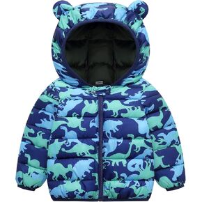 Baby Hooded Coat Infant Winter Lightweight Cotton Down Jacket Packable Outerwear