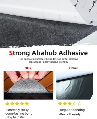 Abahub EVA Foam Boat Decking 48''x16.8'' أرضيات من خشب الساج الصناعي لليخوت والقوارب باللون الرمادي مع خطوط التماس السوداء in Kuwait