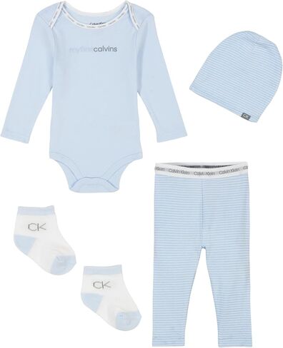 Calvin Klein baby-boys 4pc Take Me Home Pant Set in Saudi Arabia