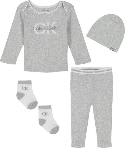 Calvin Klein baby-boys 4pc Take Me Home Pant Set in Saudi Arabia