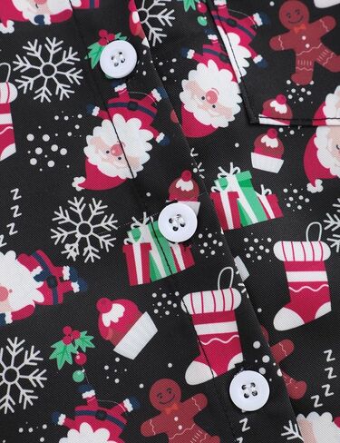 Toddler Baby Boy Christmas Outfits Santa Claus Shirt +Pants 2pcs Gentleman Set in Saudi Arabia