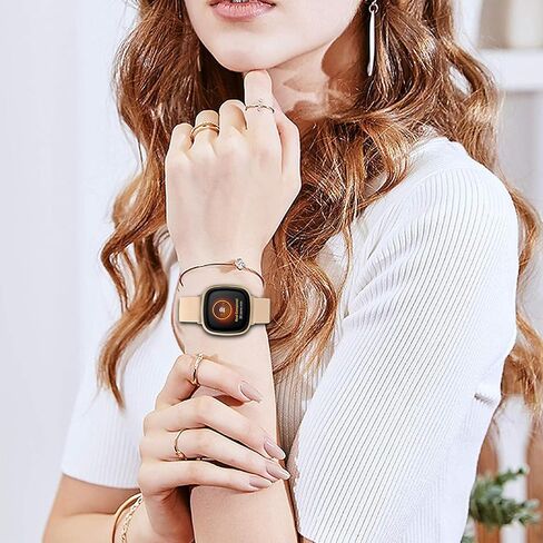 3-Pack Sport Bands Compatible with Fitbit Versa 4/Versa 3/Sense 2/Sense Band, Classic Soft Silicone Replacement Wristband Strap Accessories for Women Men(Black/Midnight Blue/Gray) in Saudi Arabia