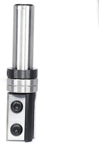 Carbide Insert Flush Trim Router Bits 1/2"Shank x 3/4"Dia. x 30 mm,Shank Bearing Template Bit,with Rotation Blades for Wood Flush Trimming in Kuwait