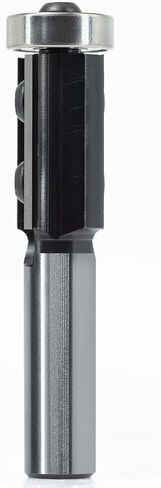 Carbide Insert Flush Trim Router Bits 1/2"Shank x 3/4"Dia. x 30 mm,Shank Bearing Template Bit,with Rotation Blades for Wood Flush Trimming in Kuwait
