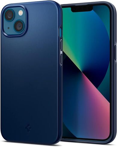 Spigen Thin Fit Designed for iPhone 13 Case (2021) - Black in Saudi Arabia