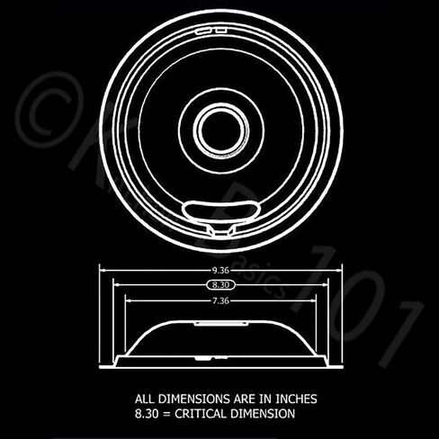 أساسيات المطبخ 101 WB31T10010 وWB31T10011 مقالي بديلة من الكروم لنطاق GE/Hotpoint الكهربائي مع فتحة قفل - تتضمن مقاليتين مقاس 6 بوصات و2 مقالي مقاس 8 بوصات، 4 عبوات in Kuwait