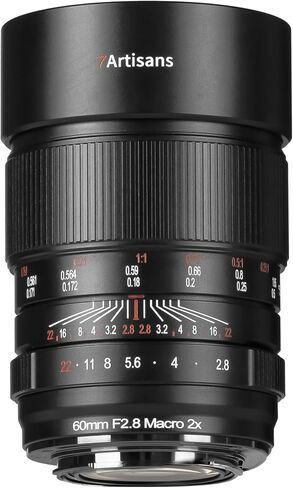7artisans 60mmF2.8 Macro 2X عدسات كاميرا بإطار كامل بدون مرآة متوافقة مع كاميرات Canon RF Mount EOS-R RP R3 R5 R6 إلخ. in Kuwait