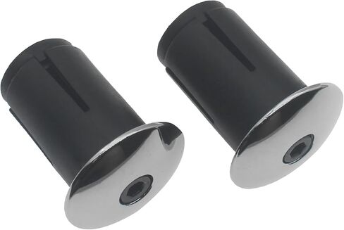 FDXGYH 1 Pairs Bike Handlebar Bar End Plugs Aluminum Alloy Road Bicycle Grip Expanding Adjustable Locking Caps Handlebar Bike Bar Ends in Saudi Arabia