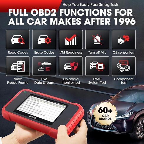 2023 Newest LAUNCH CRP129E Code Reader Oil/EPB/SAS/TPMS/DPF/BMS/Throttle Reset,Injector Coding Diagnostic Scanner,Lifetime Free Online Update,ABS SRS TCM Engine OBD2 Scanner,AUTO VIN + TPMS Tool in Saudi Arabia