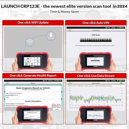 2023 Newest LAUNCH CRP129E Code Reader Oil/EPB/SAS/TPMS/DPF/BMS/Throttle Reset,Injector Coding Diagnostic Scanner,Lifetime Free Online Update,ABS SRS TCM Engine OBD2 Scanner,AUTO VIN + TPMS Tool in Saudi Arabia